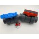 Aquaforte Kugelhahn PVC mit beiseitigen Klebemuffe 20/25/32/40/50/63 mm Budget