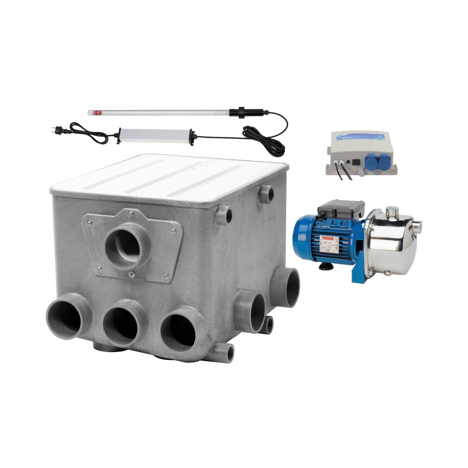 AquaForte Trommelfilter Set.inkl. /UVC /Spuelpumpe online kaufen k