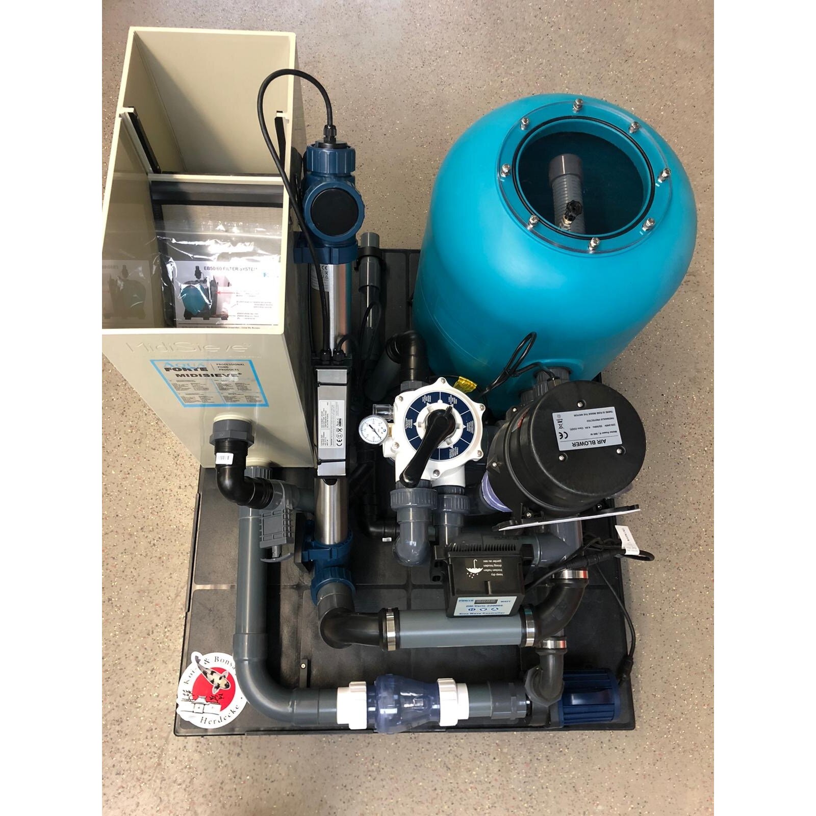 AquaForte Teichfilter KomplettSet EB 50 Teich und Bio Pool online ka