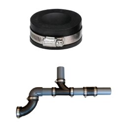 Flexible Endkappe 160 mm für PVC Rohre