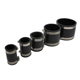 Flexible Muffe 50 mm Gummikupplungen für PVC Rohre