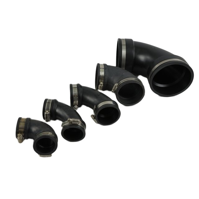 Flexibler Bogen 50mm für PVC Rohre