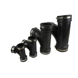 Flexibles T Stück 50 mm für PVC Rohre