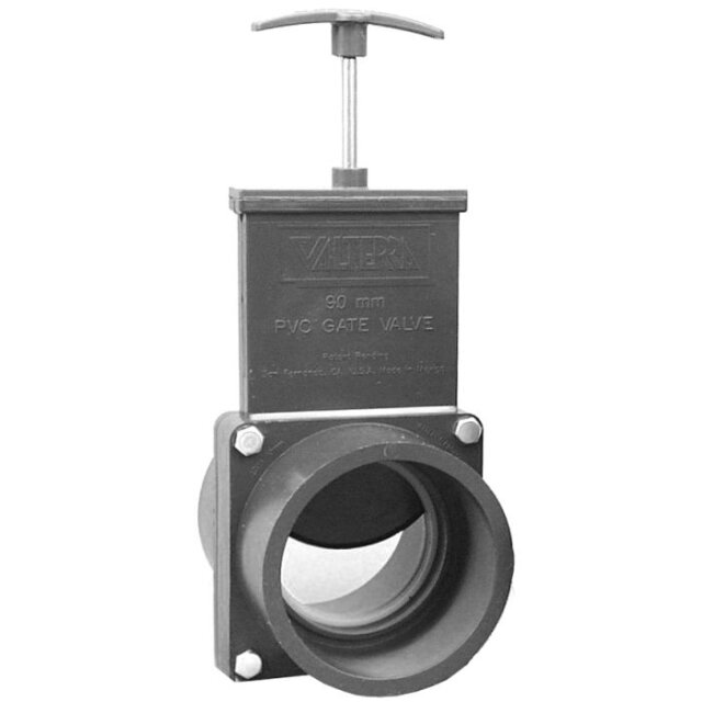 Valterra Zugschieber 75 mm Edelstahlspindel Kunsstoffplatte