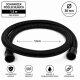 Poolflex schwarzer Poolschlauch 38 mm x 1,5 Meter