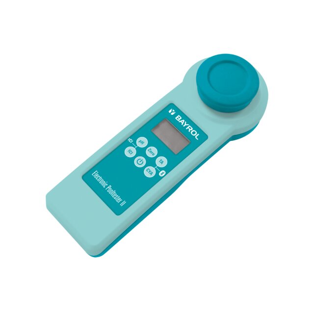 BAYROL Elektronischer Pooltester – Digitaler Wassertester für Pool & Whirlpool – Misst 6 Wasserparameter