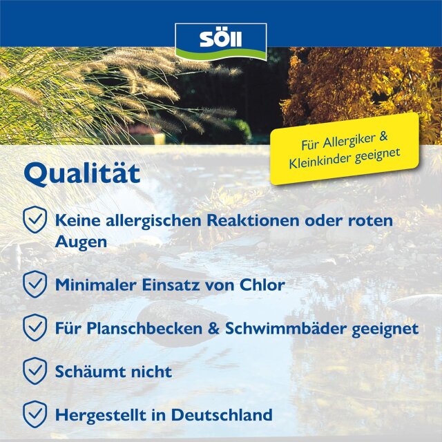 Söll Algenentferner Pool 2,5 Liter AlgenFrei für 25 Qbm