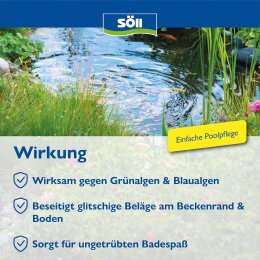 Söll Algenentferner Pool 2,5 Liter AlgenFrei...