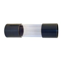 Cepex  50 mm PVC Rohr transparent Schauglas mit Klebemuffen