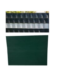 Premium Hart PVC - Sichtschutzstreifen-moosgruen 2520mm x190mm x1,3mm 1 Stück