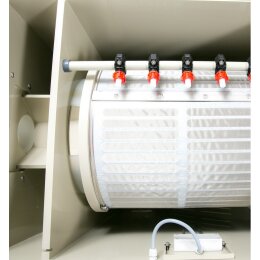 DVS Trommelfilter CL65 combi mit Biokammer Schwerkraft mit Steuerung und Spülpumpe