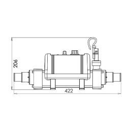 Elecro Teichheizer 2 KW Nano Cygnet Aquatic Titan Profigerät