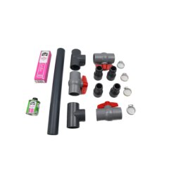 Montageset für Pool Wärmepumpen Bypass Standard 1