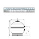 AquaForte Poolfilter Sandfilter aus Polyester 500 mm für 30 Qbm Pools