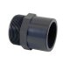 Cepex PVC Übergangsmuffennippel 63 x 75mm x 1½" AG