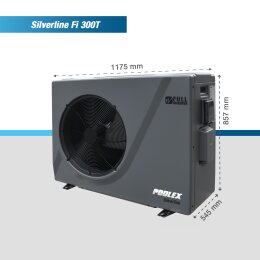 Poolex Silverline 19,2 KW Wärmepumpe Full Inverter-Wlan-80-110QBM
