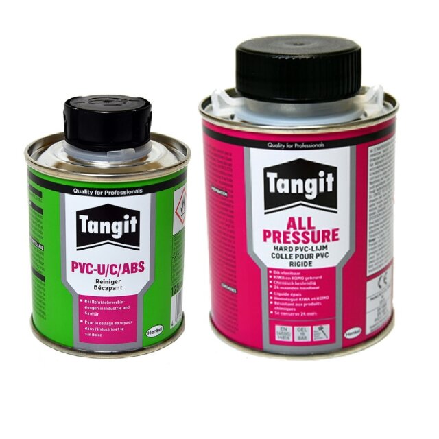 Tangit PVC All Pressure Set Kleber 500 ml & Reiniger 125 ml