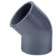 Cepex PVC Winkel Ø 50 mm 45° mit Muffen PVC Klebewinkel PN10