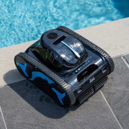 AquaForte M60 Akku Poolroboter – App-steuerbar-kabellos, Boden-, Wand- & Wasserlinienreinigung