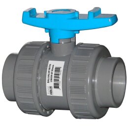 Aquaforte Kugelhahn Kugelventil 75 mm PVC mit...