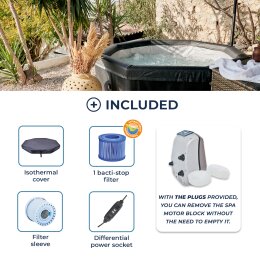 Whirlpool Netspa Octopus mit Mobiliar