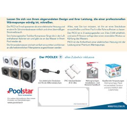 Poolex Pico Wärmepumpe Umkehrbares 5kW-Modell