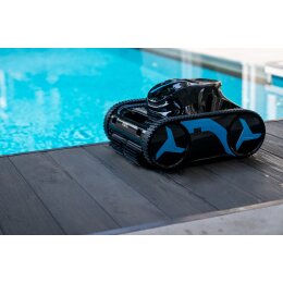 AquaForte M80 Akku Poolroboter – App-steuerbar-kabellos, Boden-, Wand- & Wasserlinienreinigung