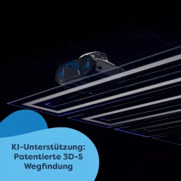 AquaForte M80 Akku Poolroboter – App-steuerbar-kabellos, Boden-, Wand- & Wasserlinienreinigung