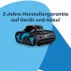 AquaForte M80 Akku Poolroboter – App-steuerbar-kabellos, Boden-, Wand- & Wasserlinienreinigung
